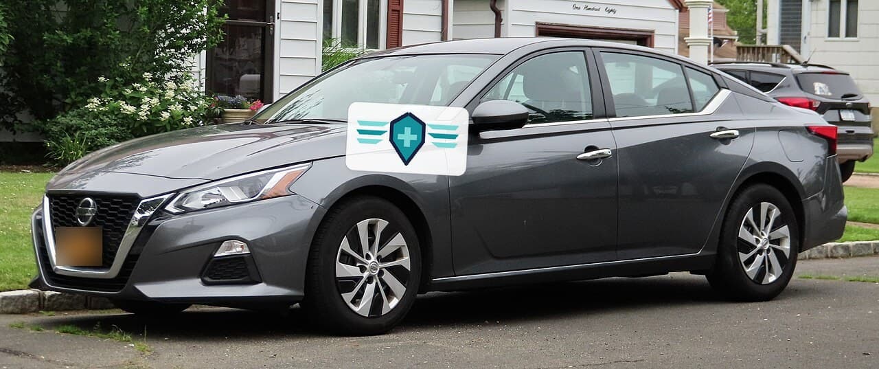 Medical courier vehicle for the DMV, 2019 Nissan Altima